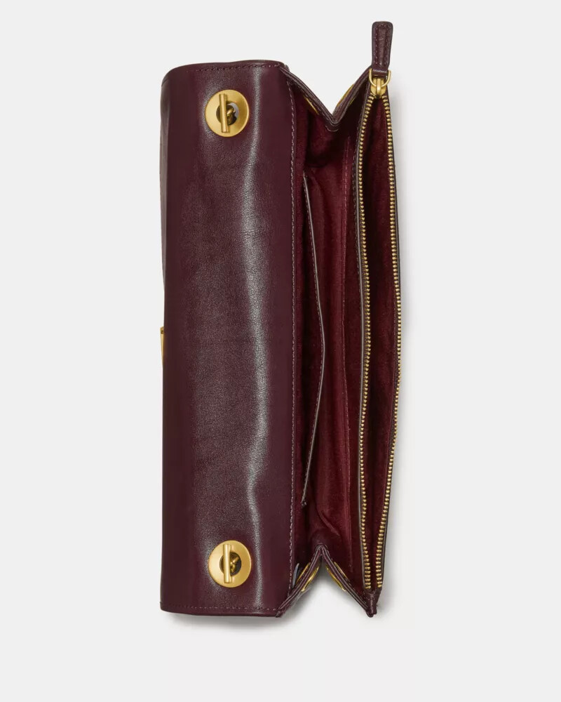 deco soft shoulder bag blackberry jam