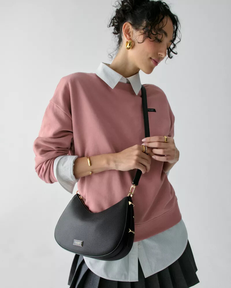 liv convertible shoulder bag black