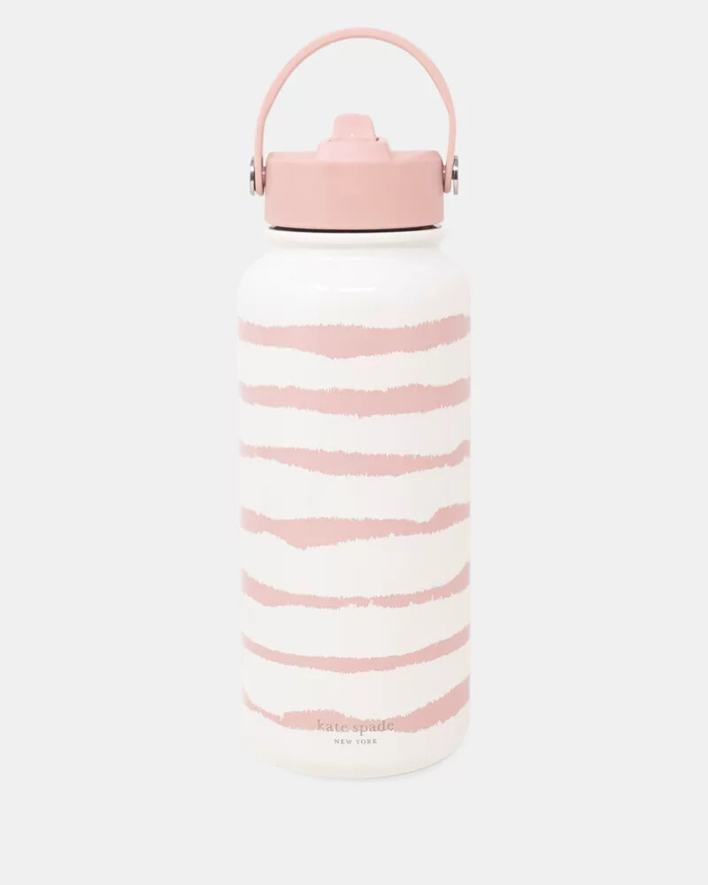 pink goddess stripe water bottlenbsp pink