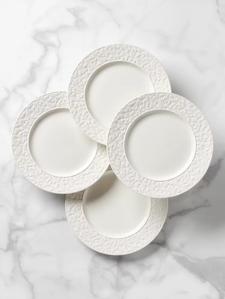 blossom lane accent plate set parchment