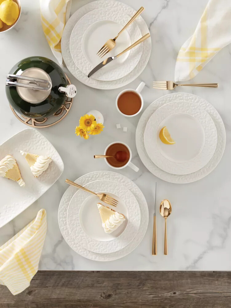 blossom lane accent plate set parchment