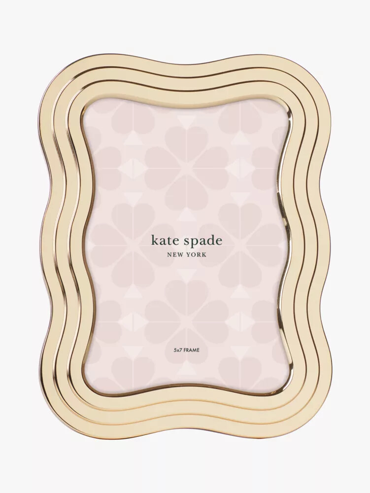 south street 5x7 wave frame pale gold