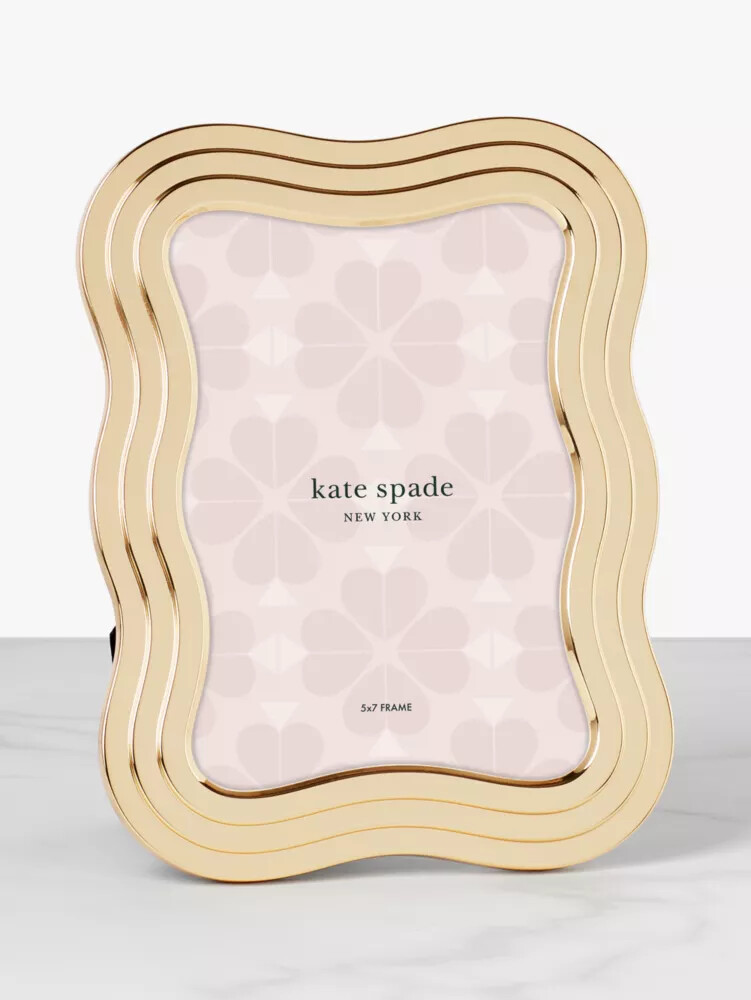 south street 5x7 wave frame pale gold
