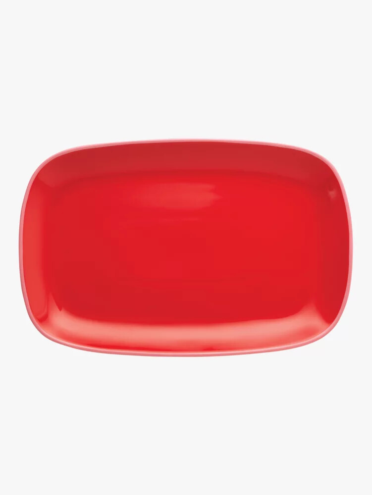 make it pop serving platter red