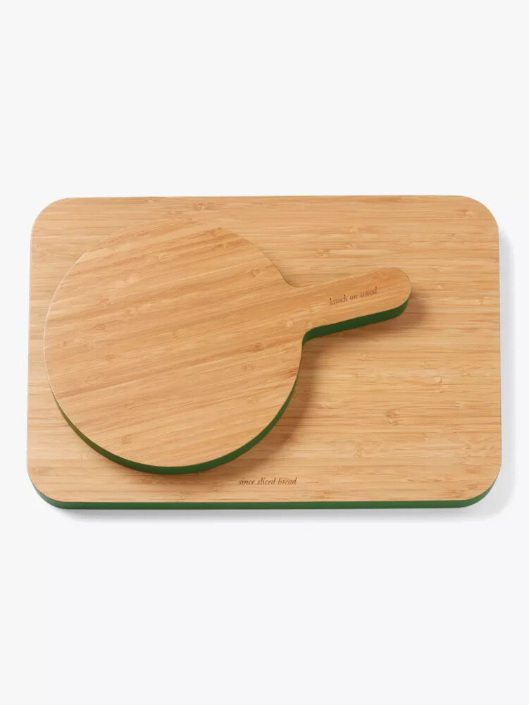 knock on wood cutting board paddle rectangle bamboo