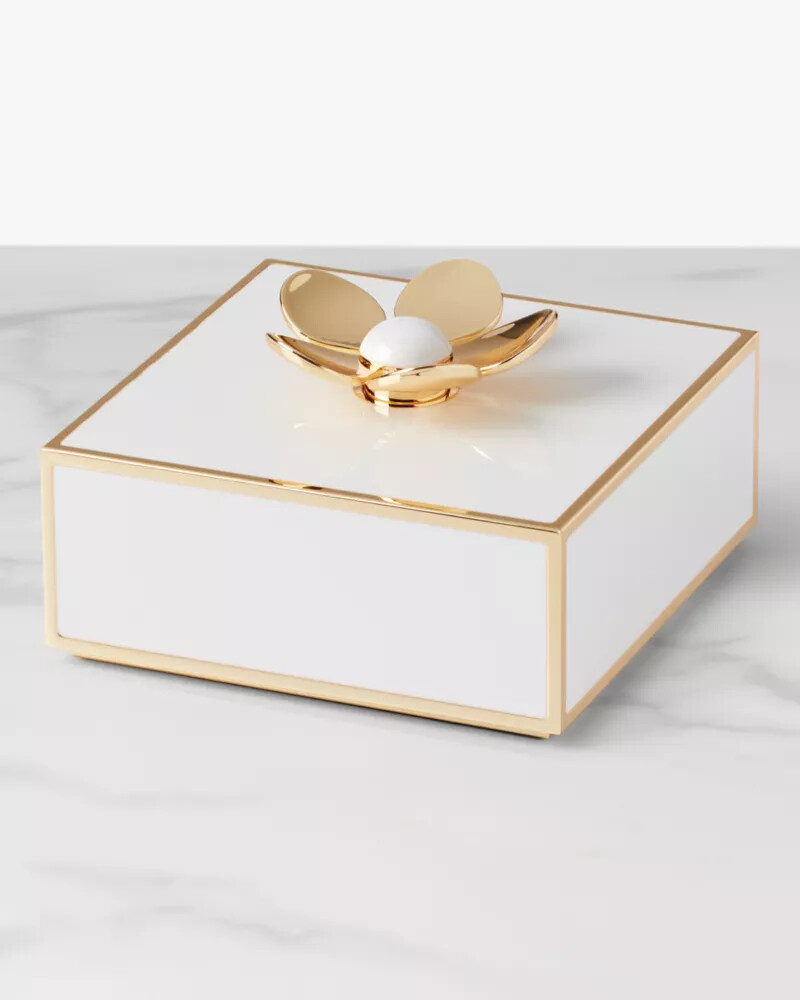 make it pop floral jewelry box gold