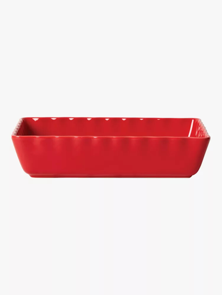 make it pop rectangular baking dish red