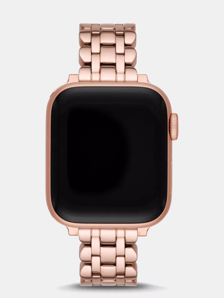scallop link stainless steel bracelet 3840mm band for apple watch rose gold