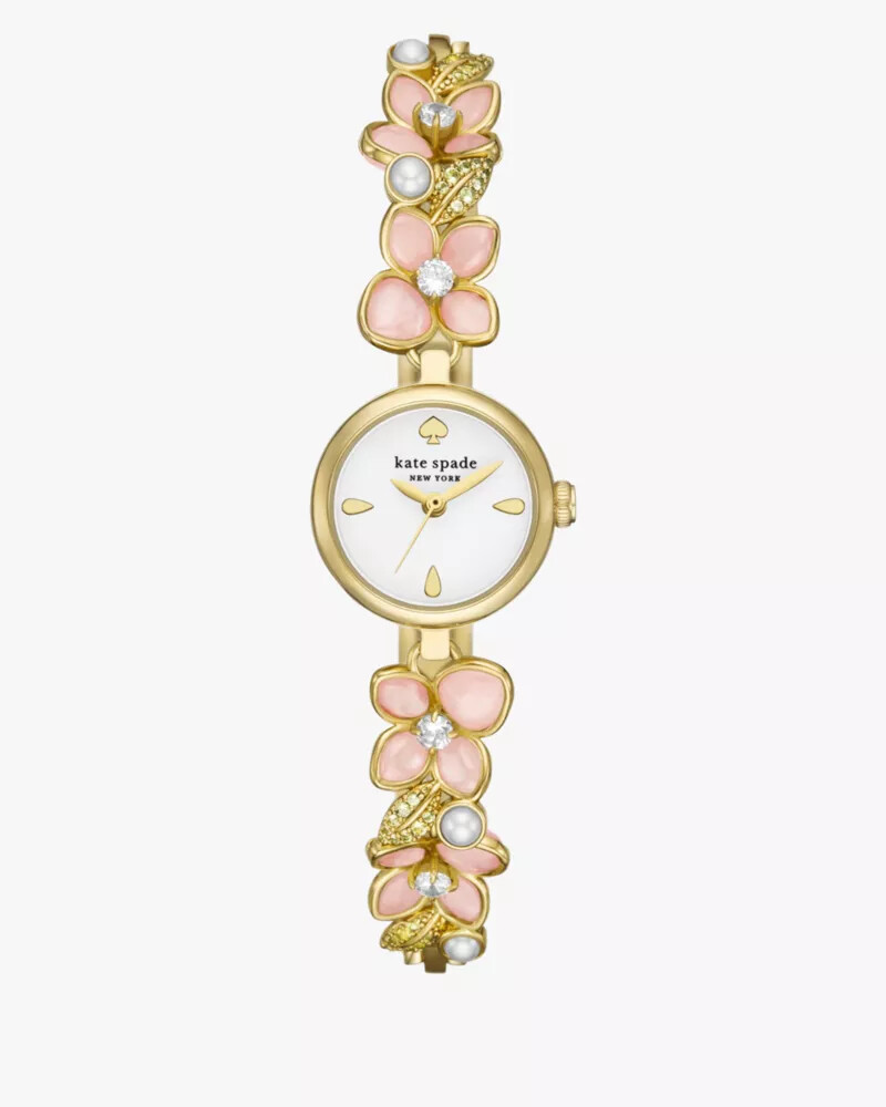 monroe gold-tone stainless steel watch grapefruit