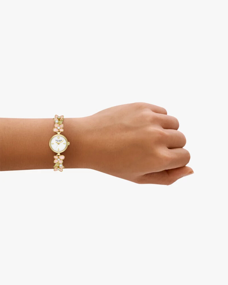 monroe gold-tone stainless steel watch grapefruit
