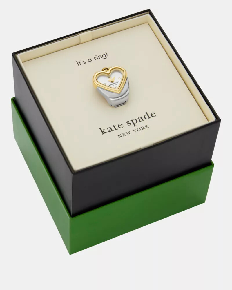 monroe ring watch silver