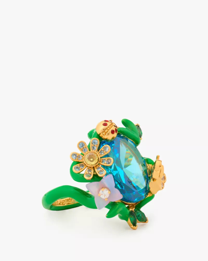 garden friends statement ring multi