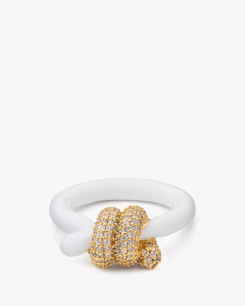ropes knots pave ring multi