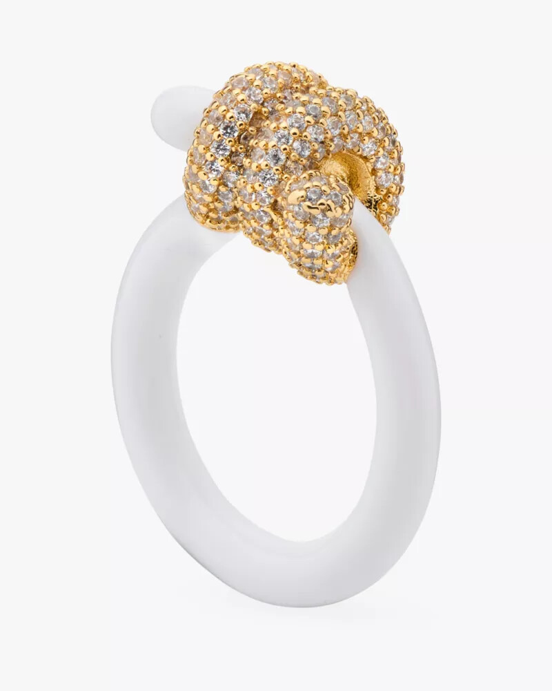 ropes knots pave ring multi