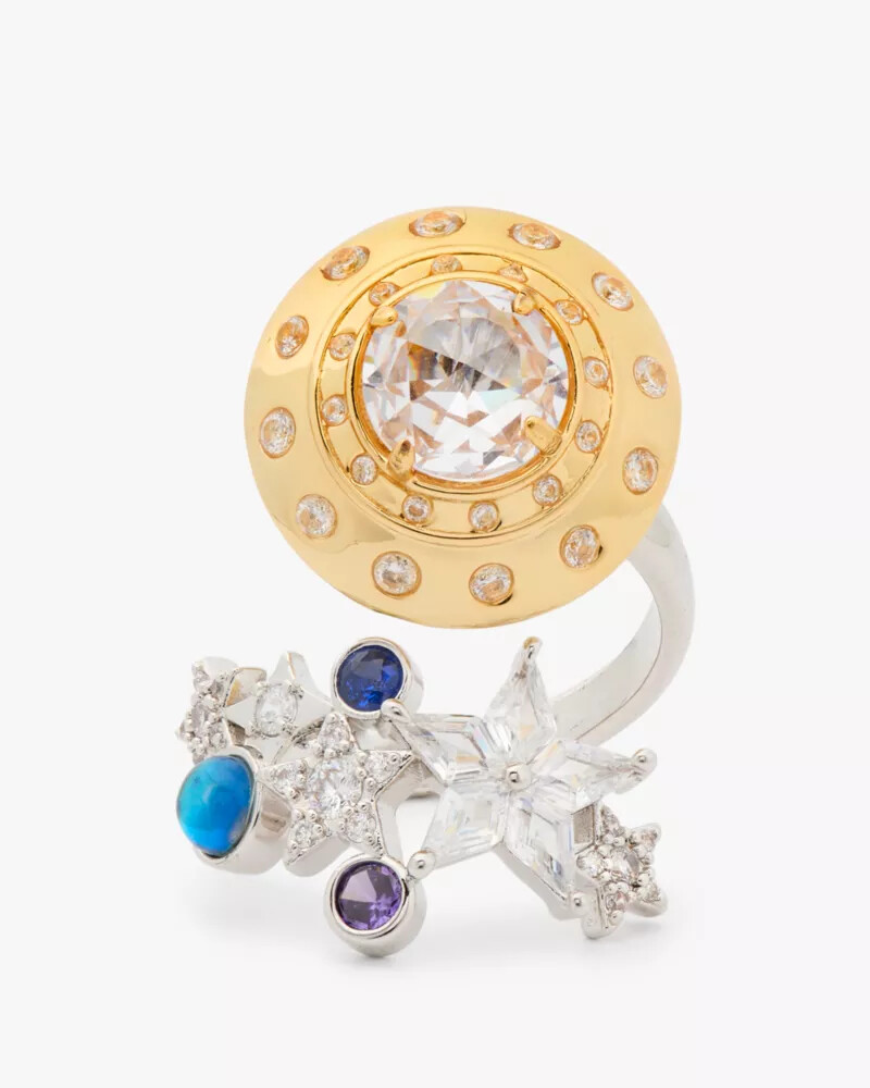 space cadet cocktail ring neutral multi