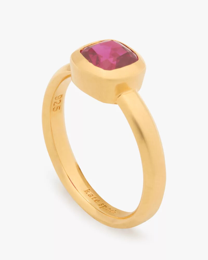 kate spade fine time to shine gem ring multi