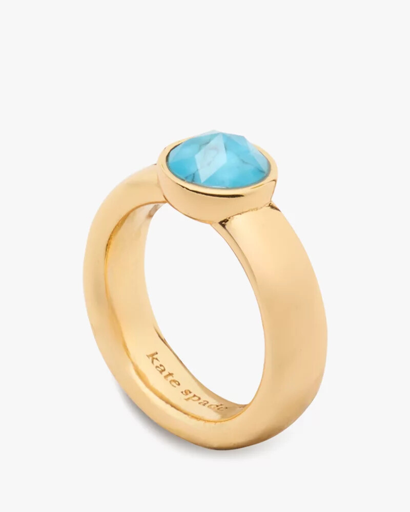 keep sparkling round ring turquoise