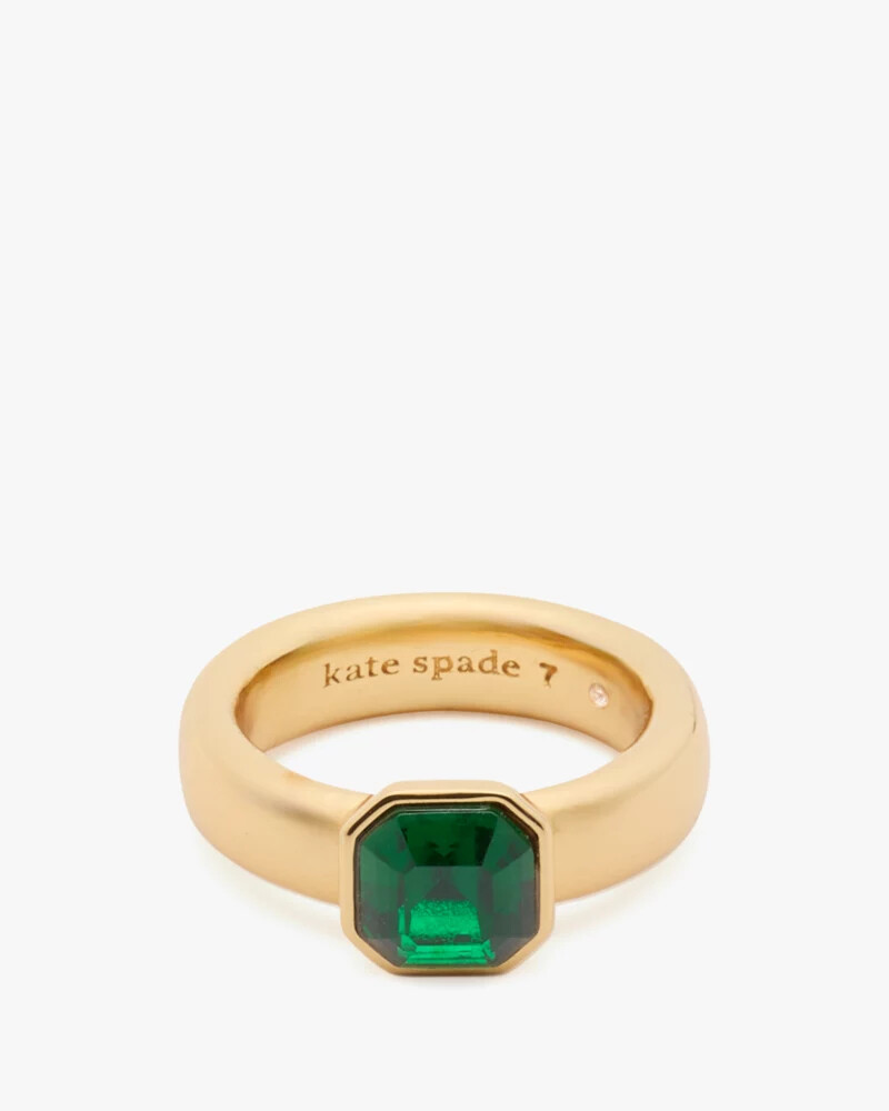 keep sparkling asscher ring emerald