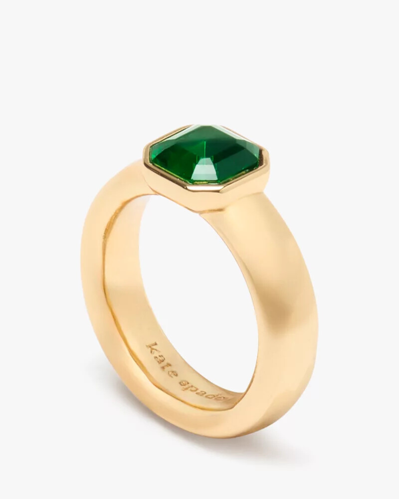 keep sparkling asscher ring emerald