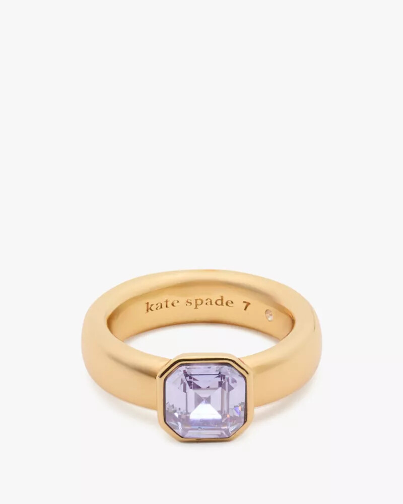 keep sparkling asscher ring light amethyst