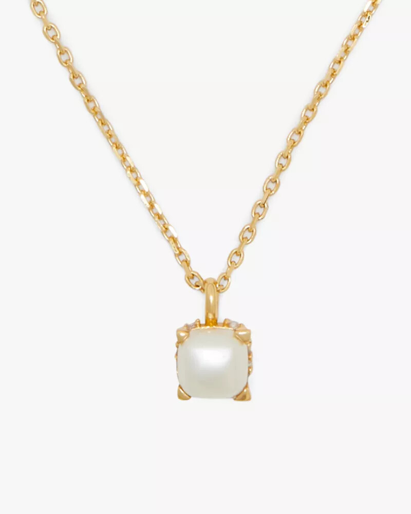 little luxuries 6mm square pendant multi