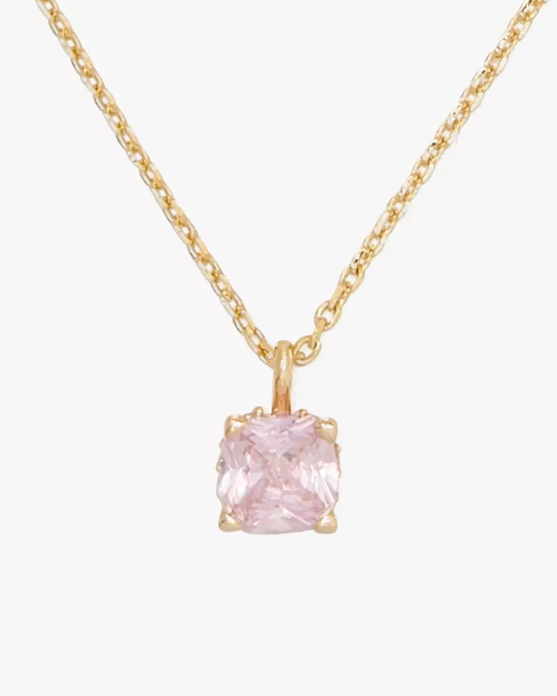 little luxuries 6mm square pendant multi