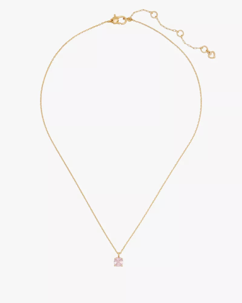 little luxuries 6mm square pendant multi