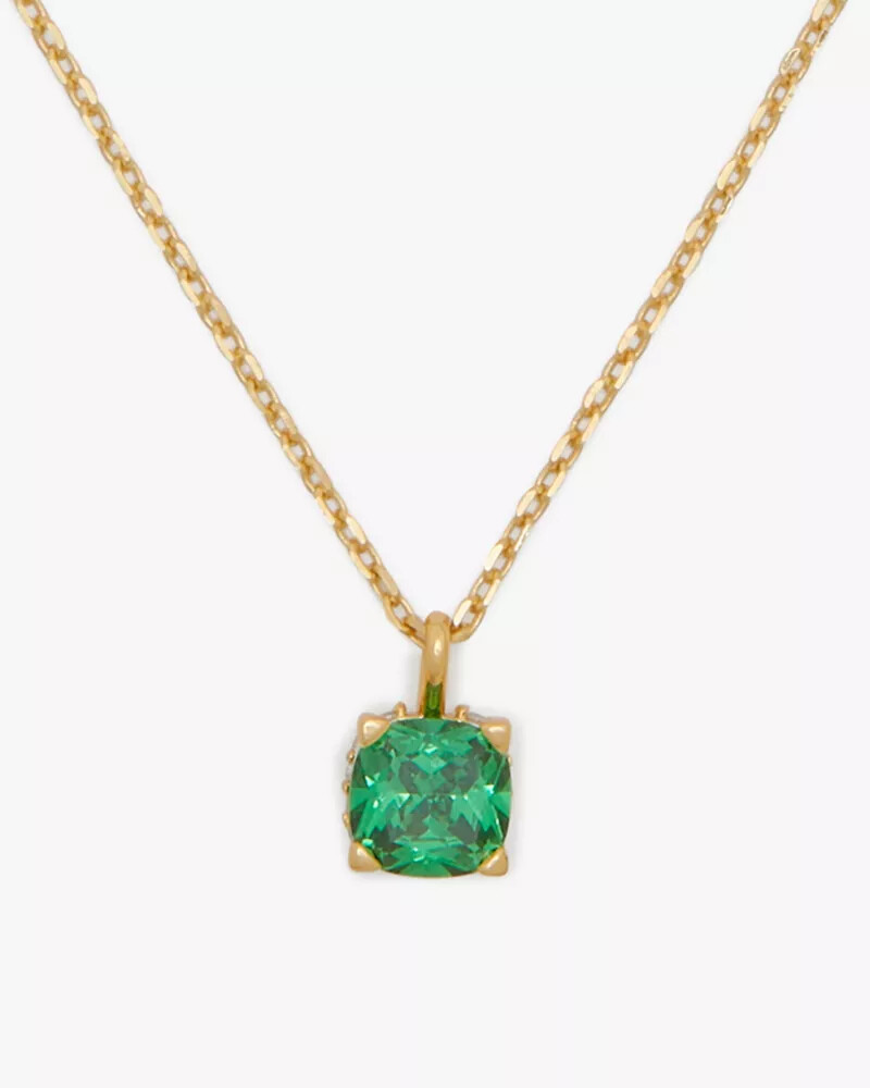 little luxuries 6mm square pendant multi
