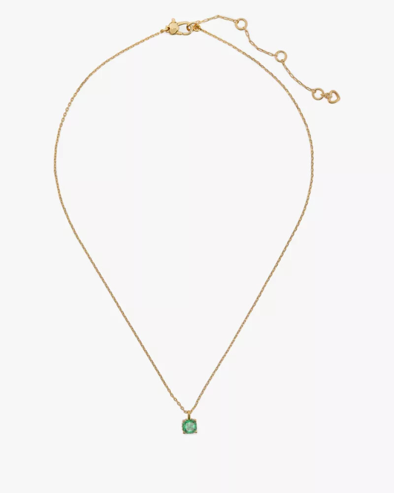 little luxuries 6mm square pendant multi