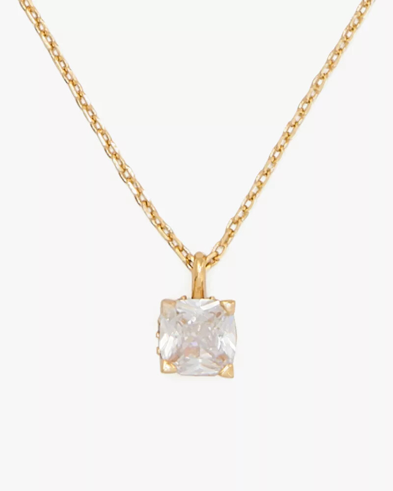 little luxuries 6mm square pendant multi