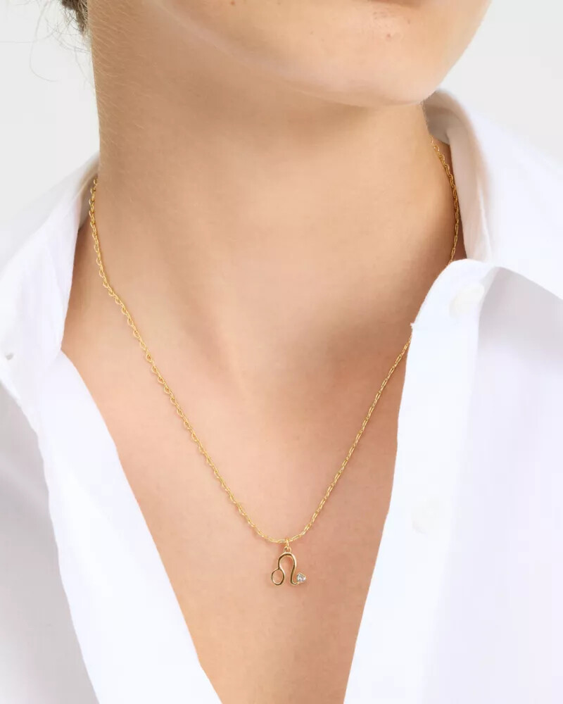 whats your sign leo mini pendant multi