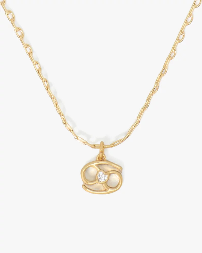whats your sign cancer mini pendant multi