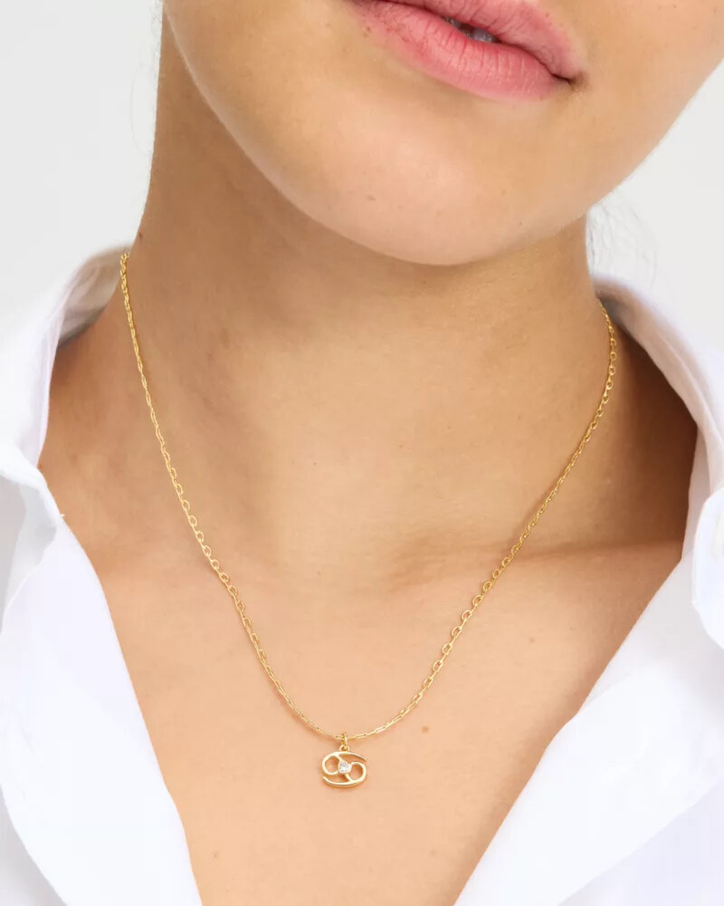 whats your sign cancer mini pendant multi
