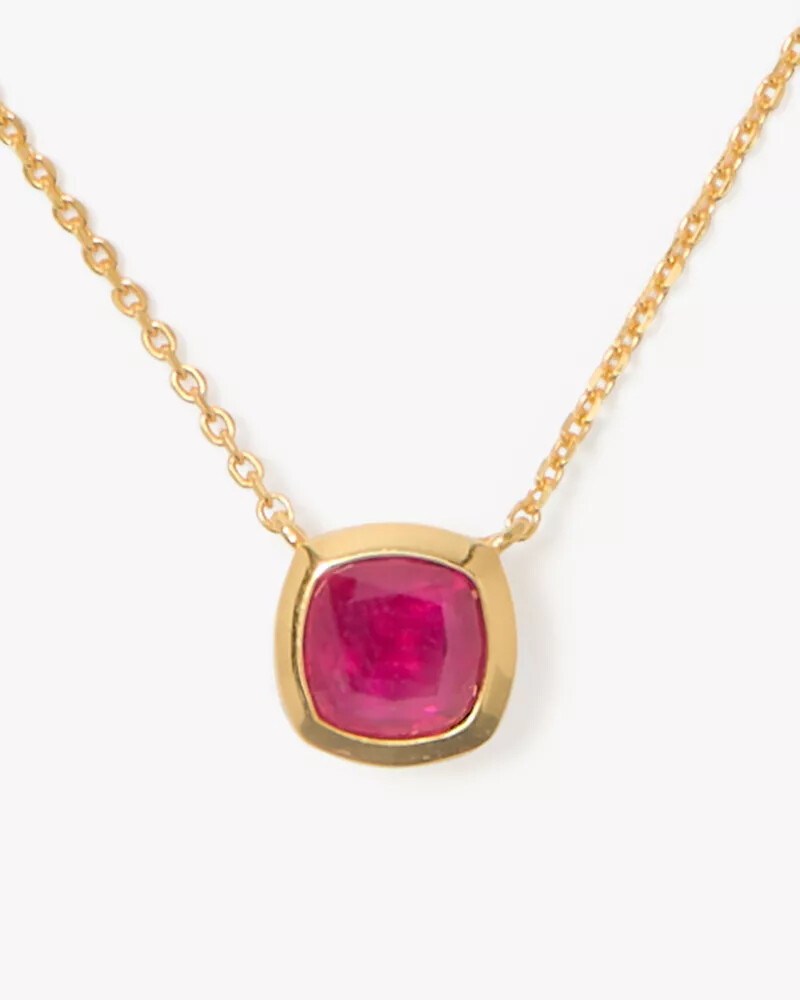 kate spade fine time to shine gem pendant multi