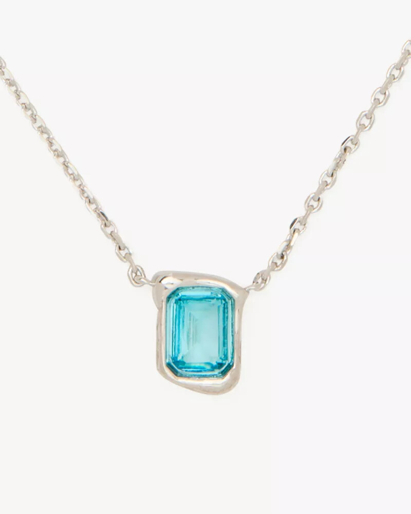 molten glass pendant aqua