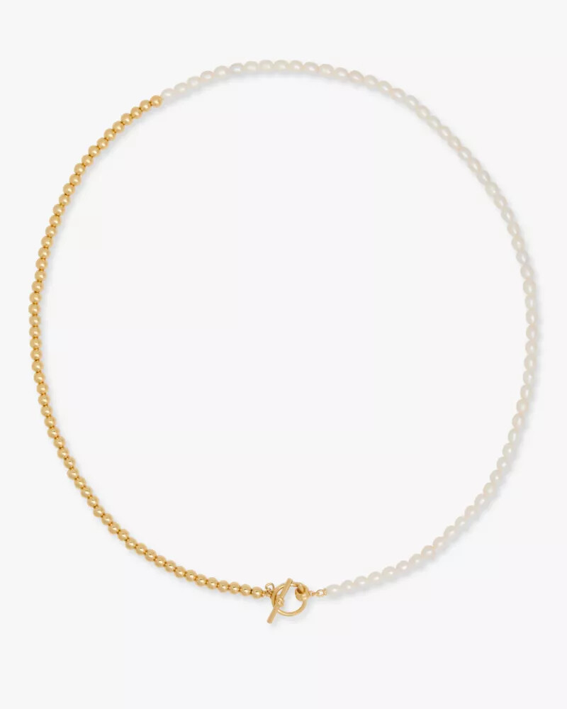 ropes knots long toggle necklace multi