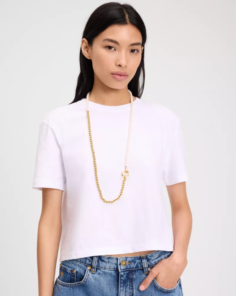 ropes knots long toggle necklace multi
