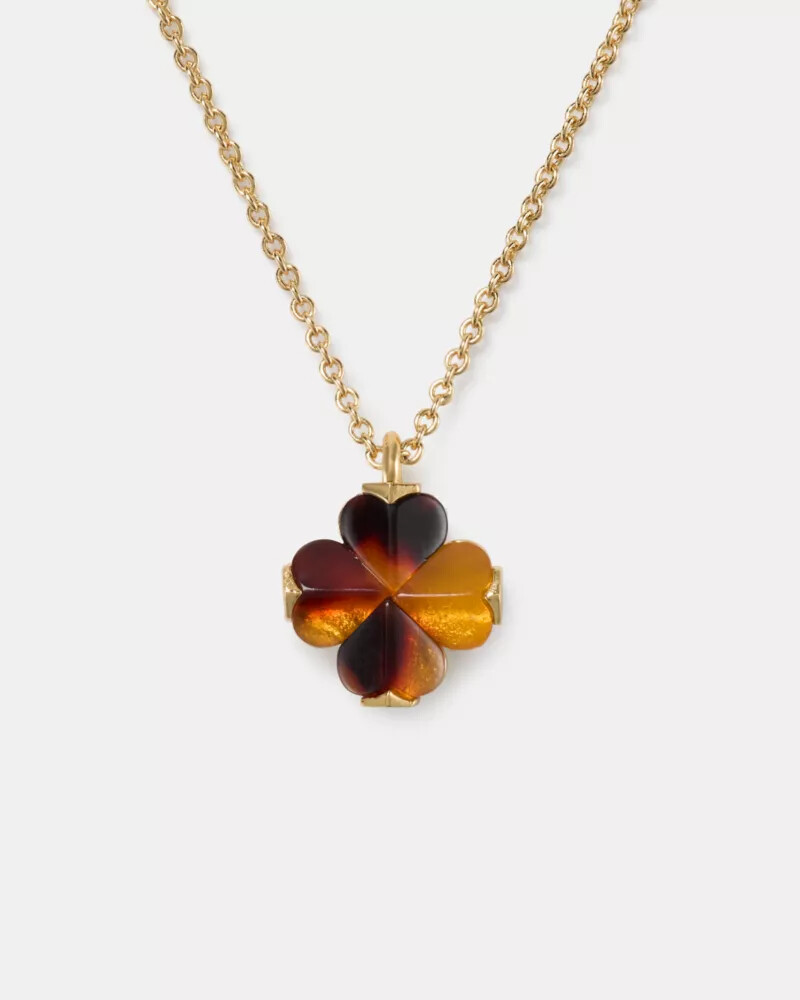 spade flower mini pendant tortoise