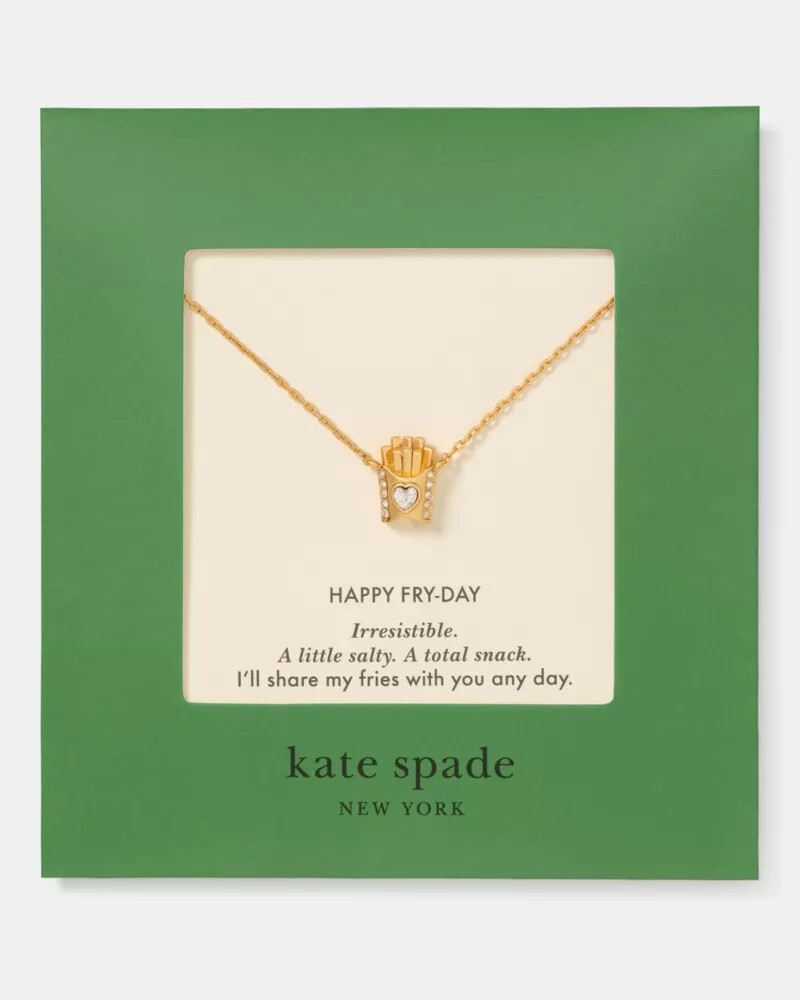 happy fry-day carded pendant multi