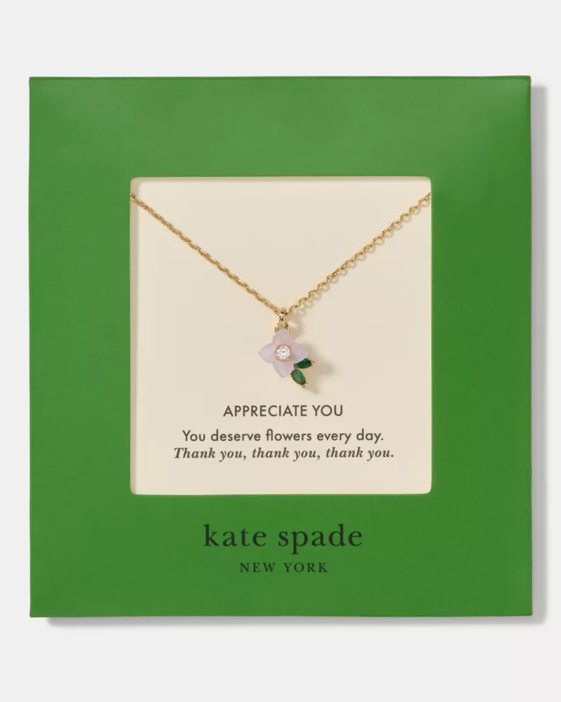 appreciate you carded pendant blue multi