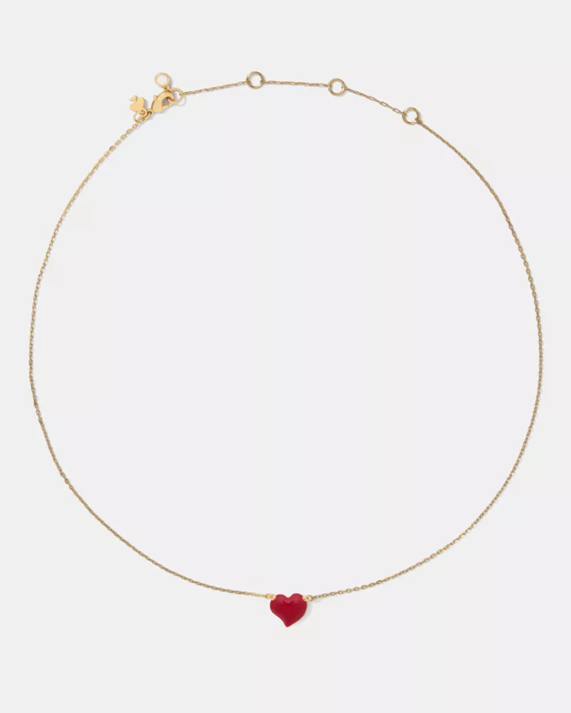 amour pendant dark scarlet