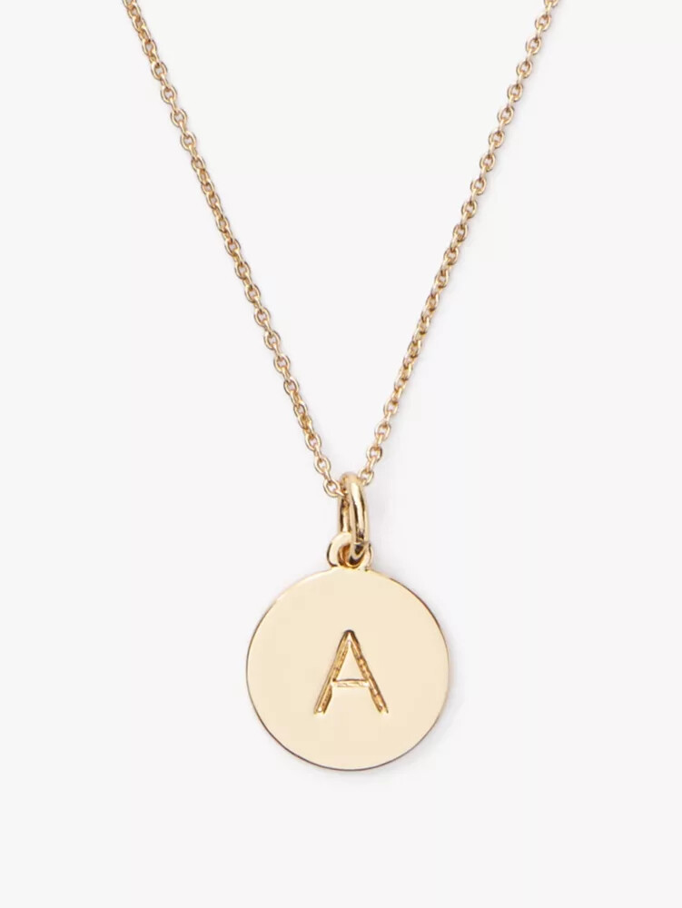 initial pendant gold