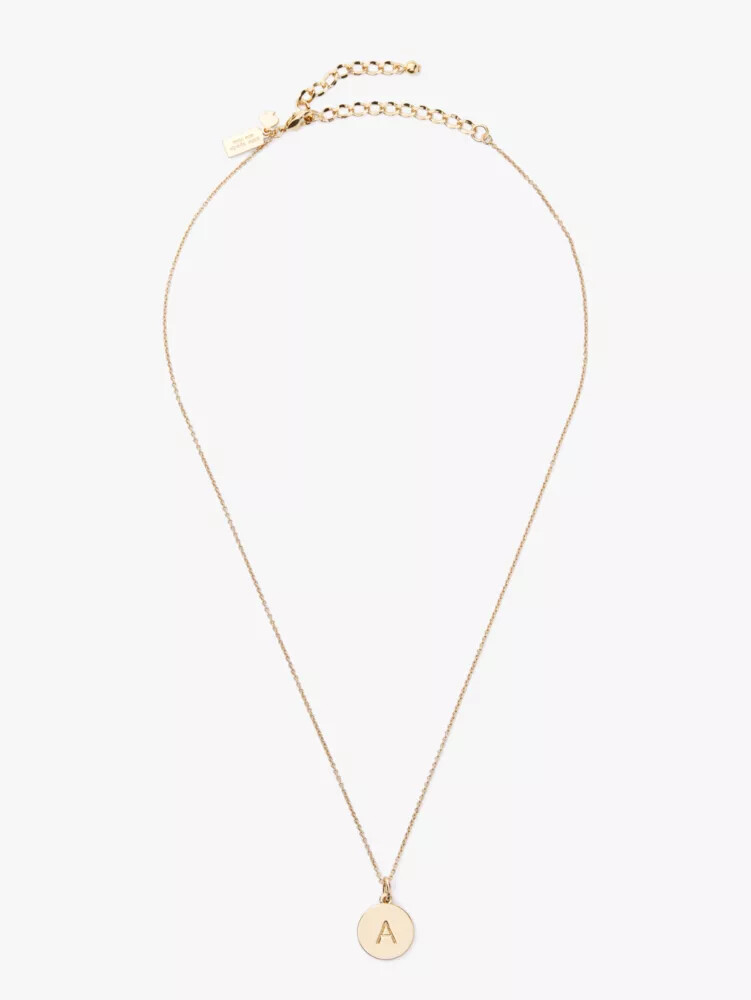 initial pendant gold