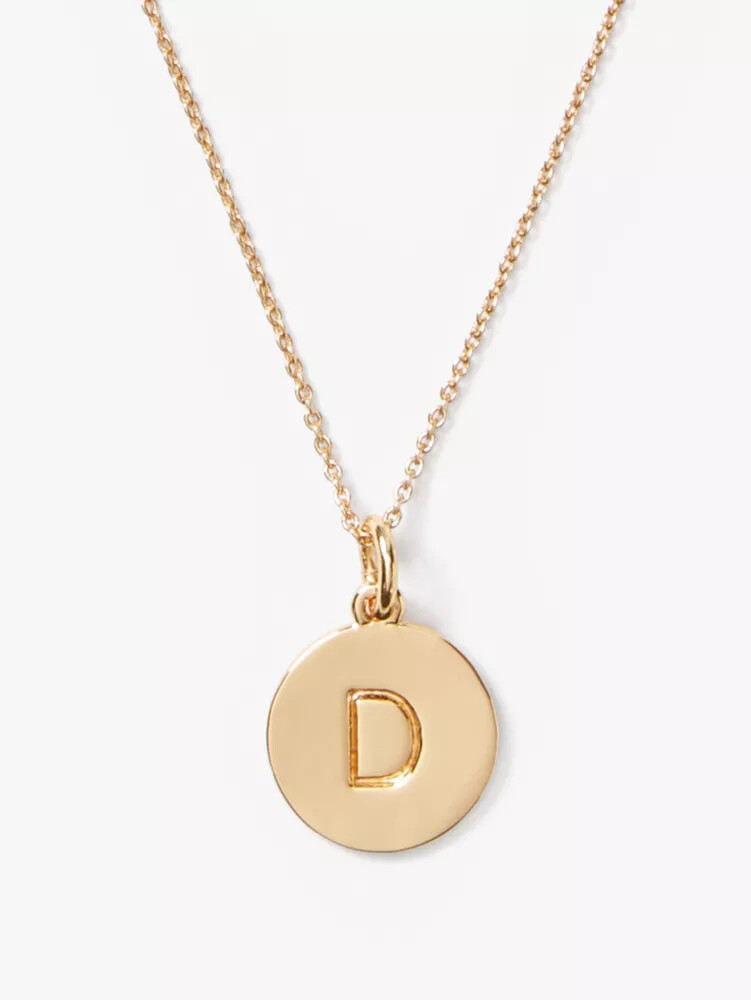initial pendant gold