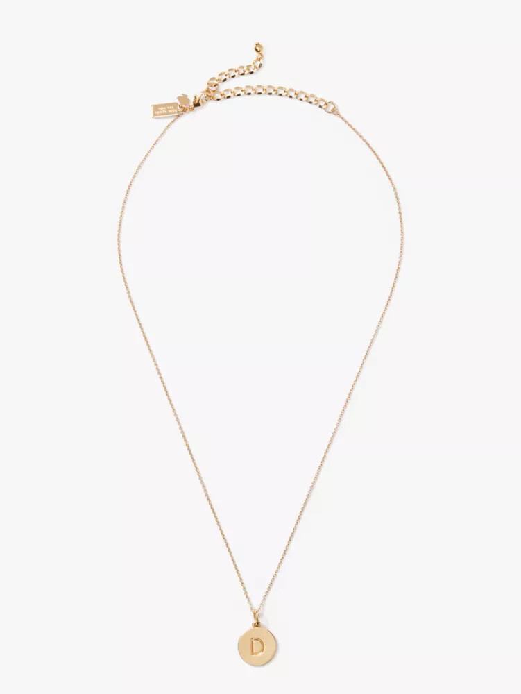 initial pendant gold