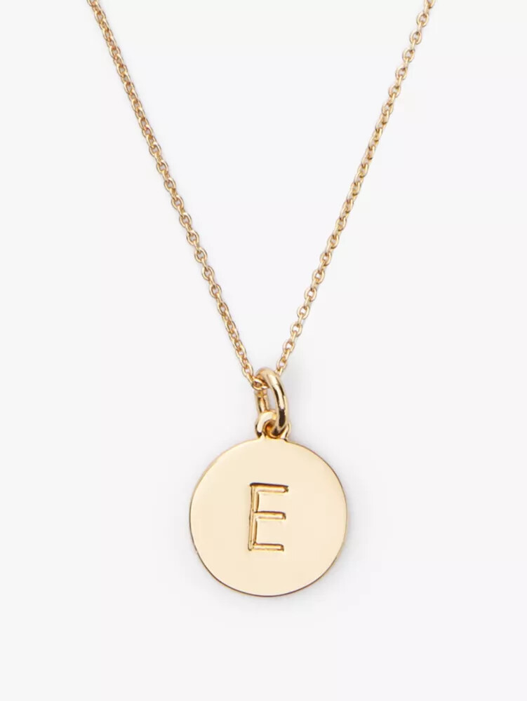 initial pendant gold