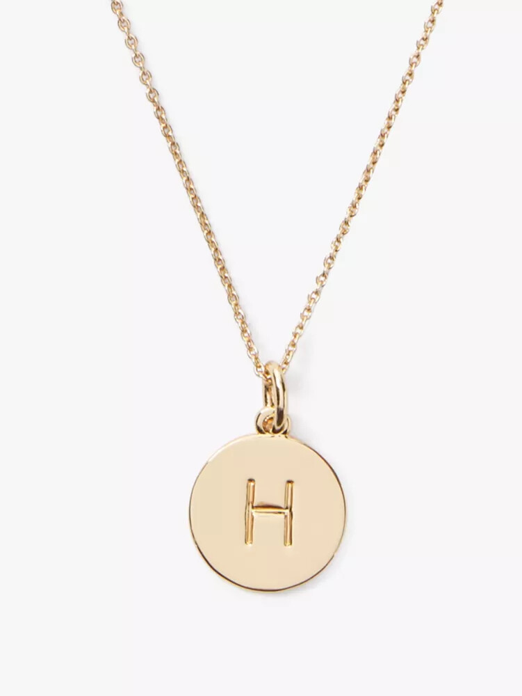 initial pendant gold