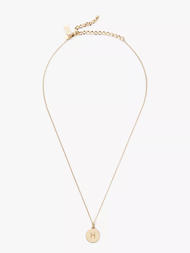 initial pendant gold