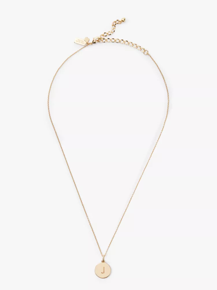 initial pendant gold