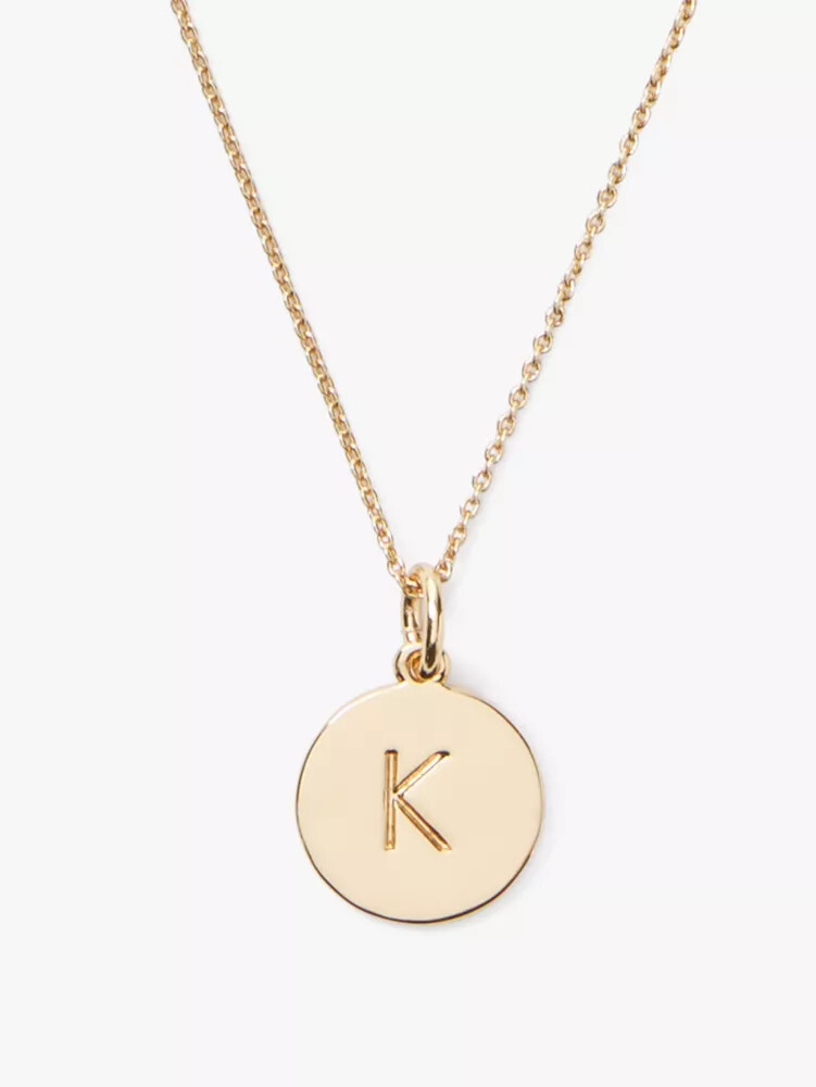 initial pendant gold